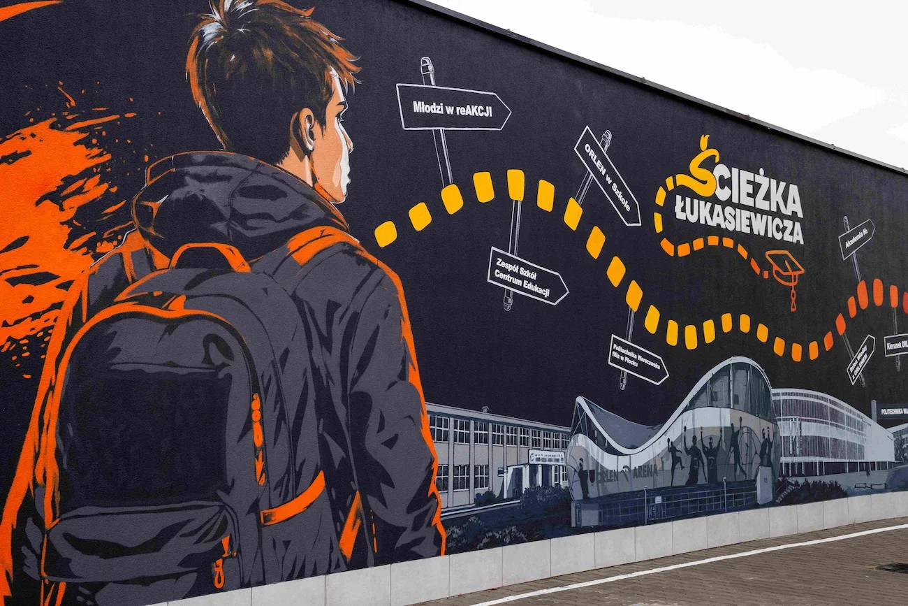 Zeskanuj ścianę, zaplanuj przyszłość. Ten mural to coś więcej niż obrazek