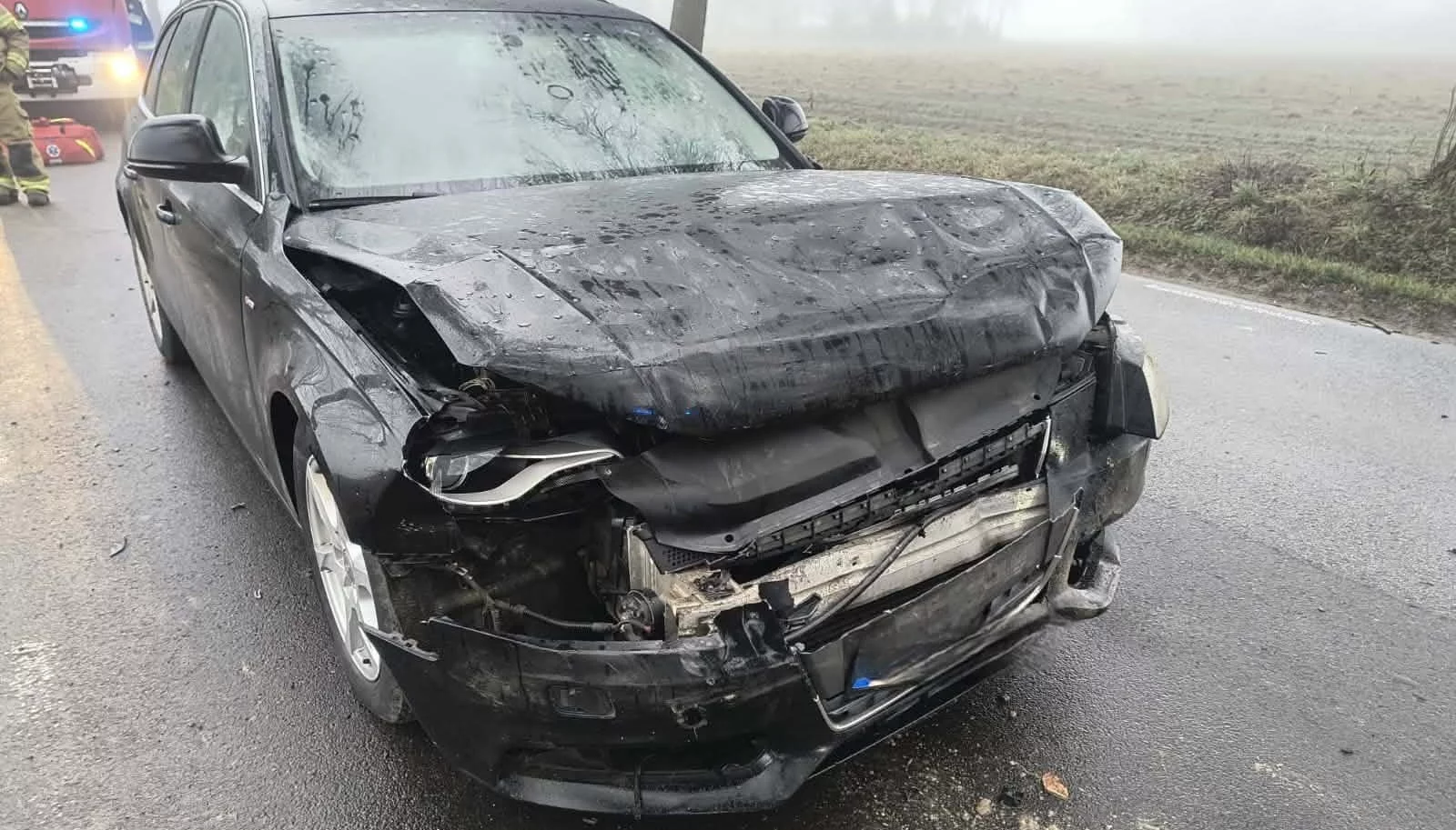 Kolizja pod Płockiem. Doszło do zderzenia trzech osobówek