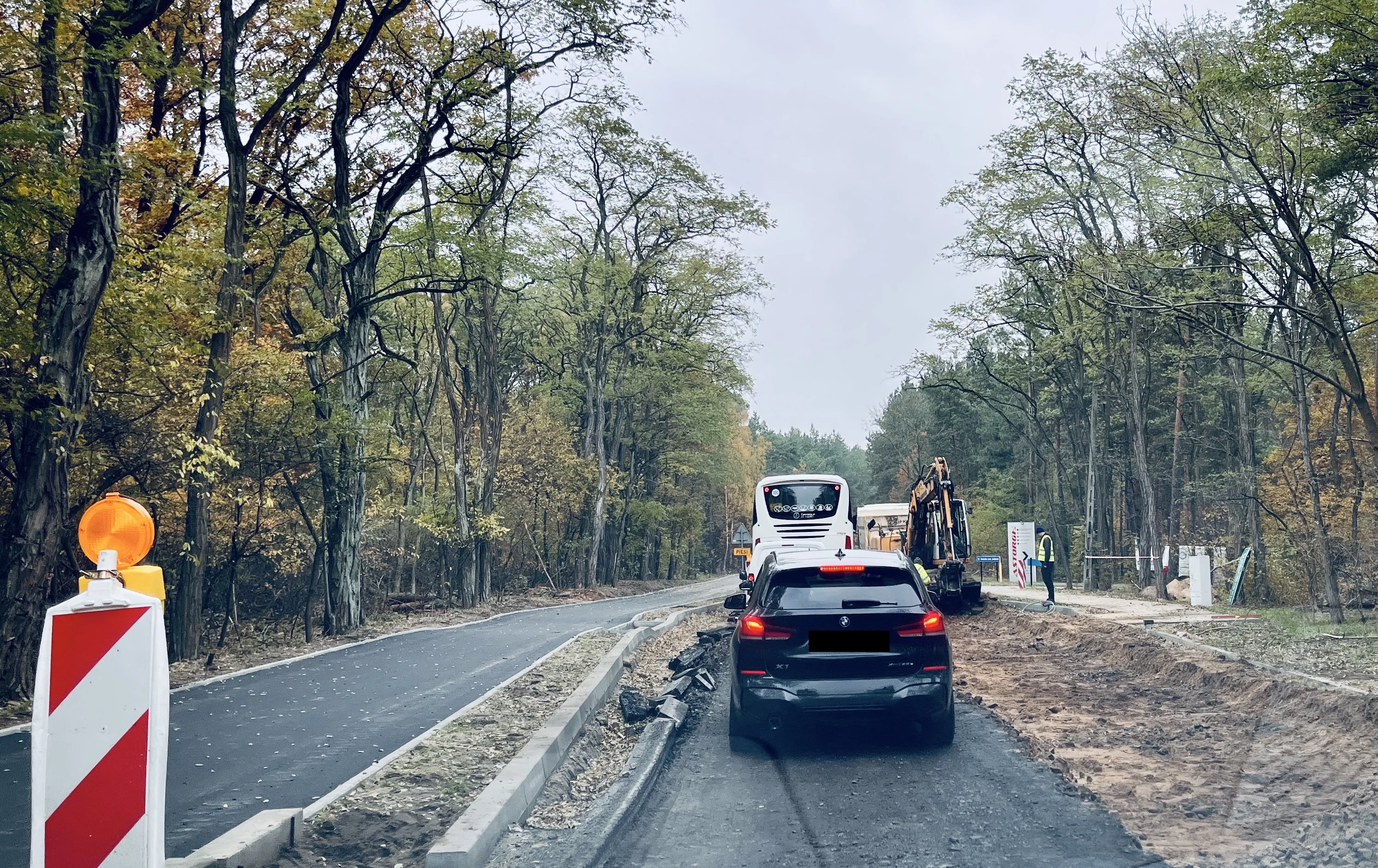 Uwaga! Rozkopy na 574 miedzy Gąbinem a Dobrzykowem