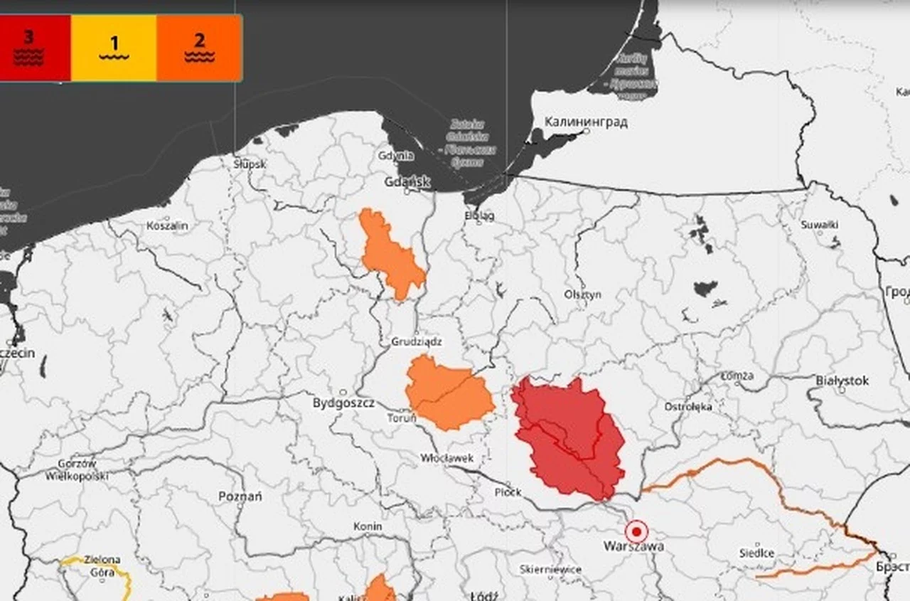 Poważne ostrzeżenia IMGW dla Mazowsza! Zaczęło się na Bugu, Mławce i Wkrze