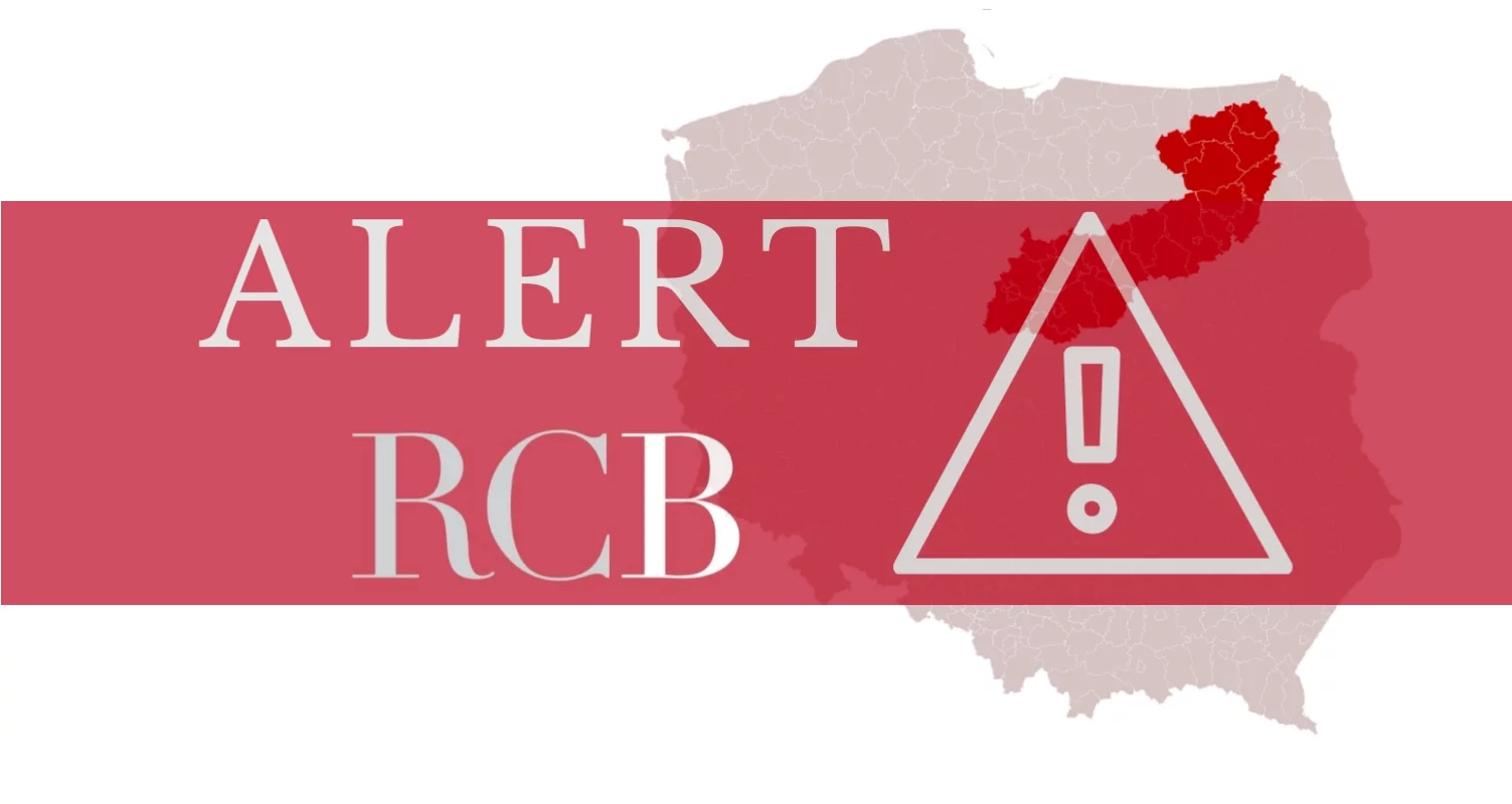 Alert RCB dla czterech województw. Pilne ostrzeżenie także dla woj. mazowieckiego!