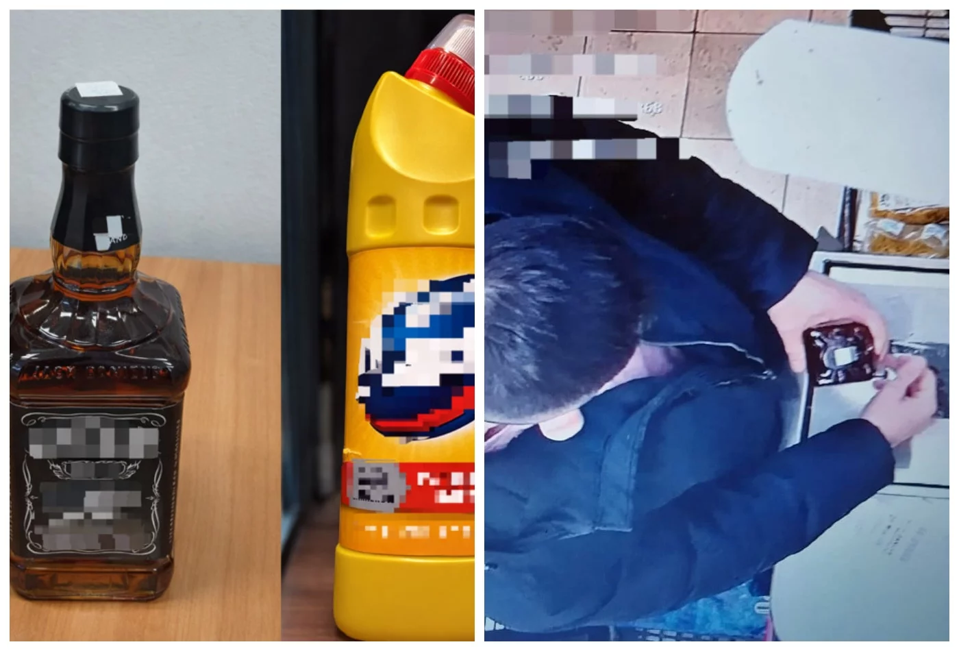 Zeskanował środek czystości, wyniósł whisky. "Genialny" plan się nie powiódł