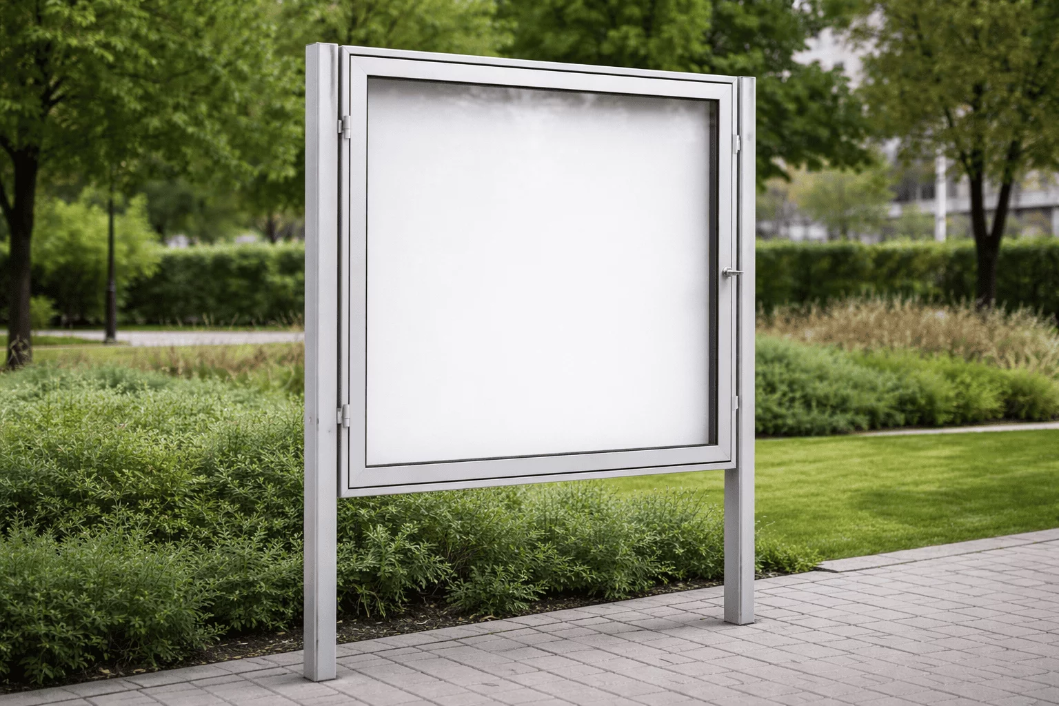 Zewnętrzne gabloty informacyjne w przestrzeni miejskiej – funkcje, znaczenie i ograniczenia