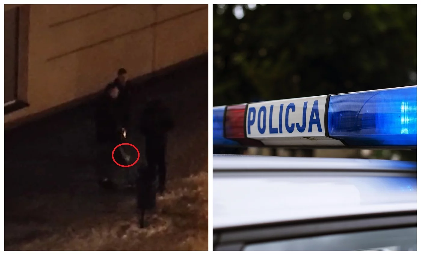 Przepychanka w centrum miasta. Jeden z mężczyzn prawdopodobnie miał maczetę