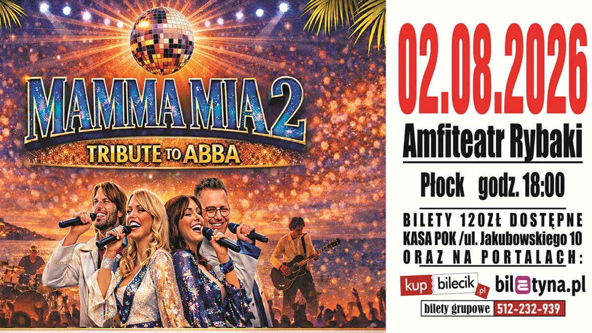 Mamma Mia 2 zawita do Płocka! Już niebawem kultowe piosenki ABBY usłyszycie w naszym Amfiteatrze