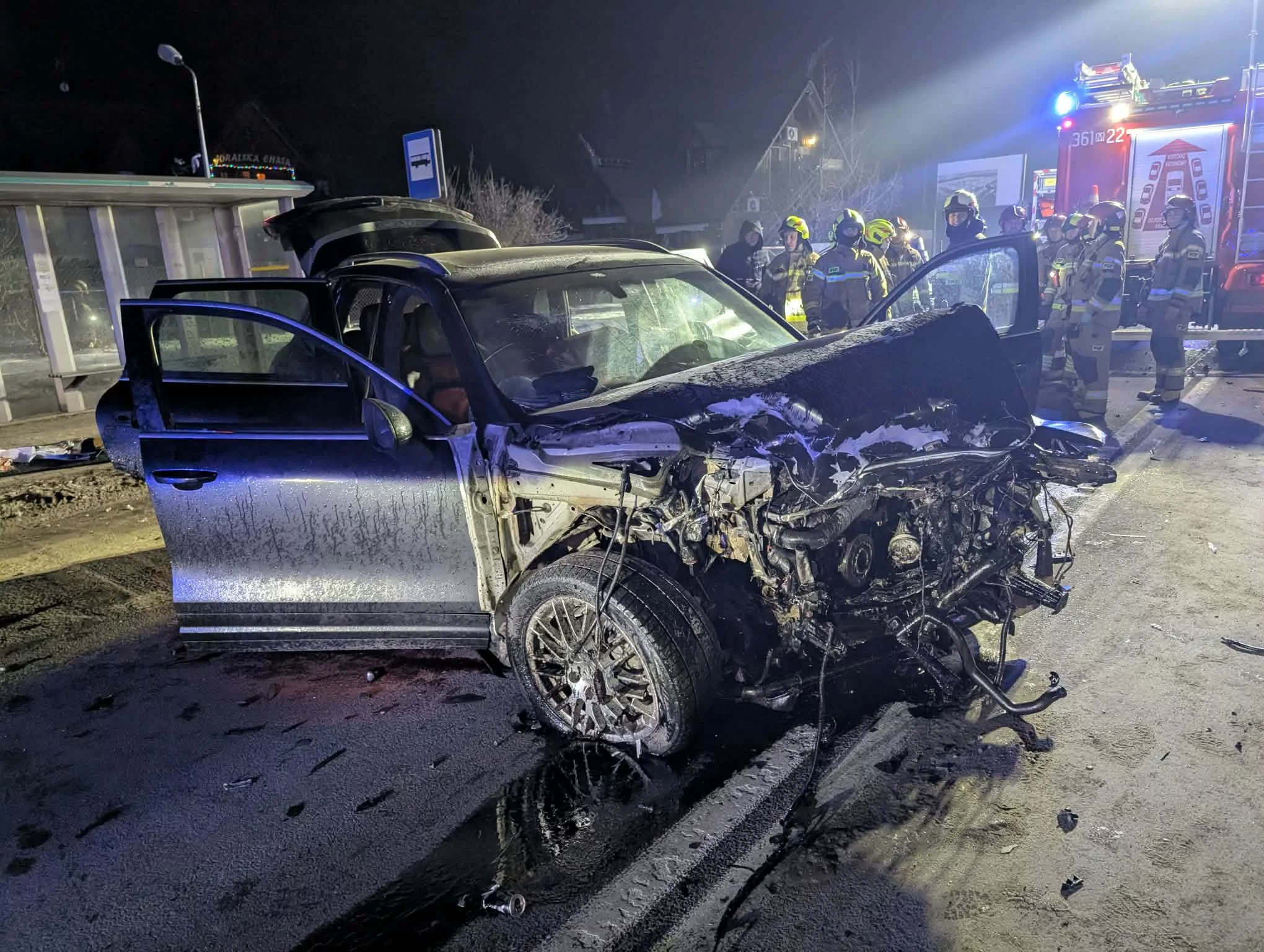 Śmiertelny wypadek niedaleko Płocka. Droga jest całkowicie zablokowana