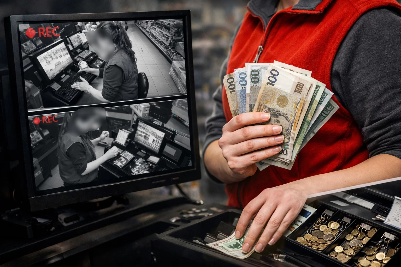 Mazowsze. Blisko 300 zarzutów dla kasjerki. Tak okradała supermarket!