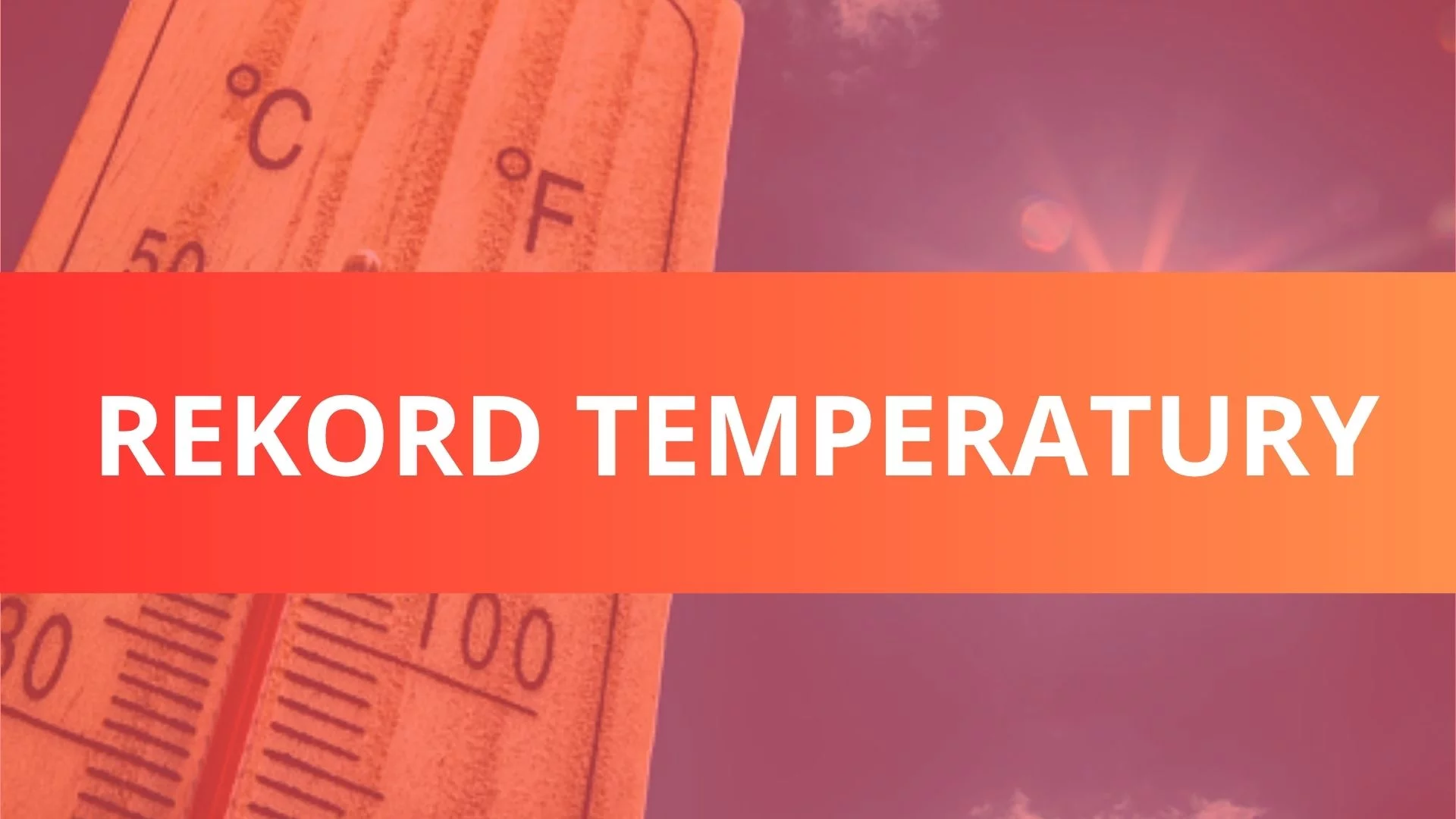 Padł nowy rekord temperatury - zarówno w Polsce, jak i w Płocku. Tak gorąco jeszcze nie było!