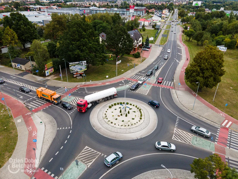 Obrazek do pytania - W Bełchatowie mamy wiele rond. Poznajecie, które jest na zdjęciu?