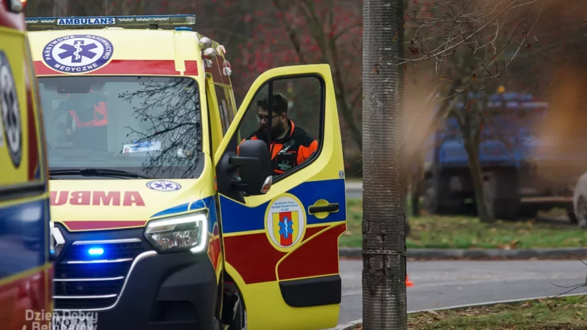 Chwile grozy w powiecie piotrkowskim. 15-latek wjechał pod samochód