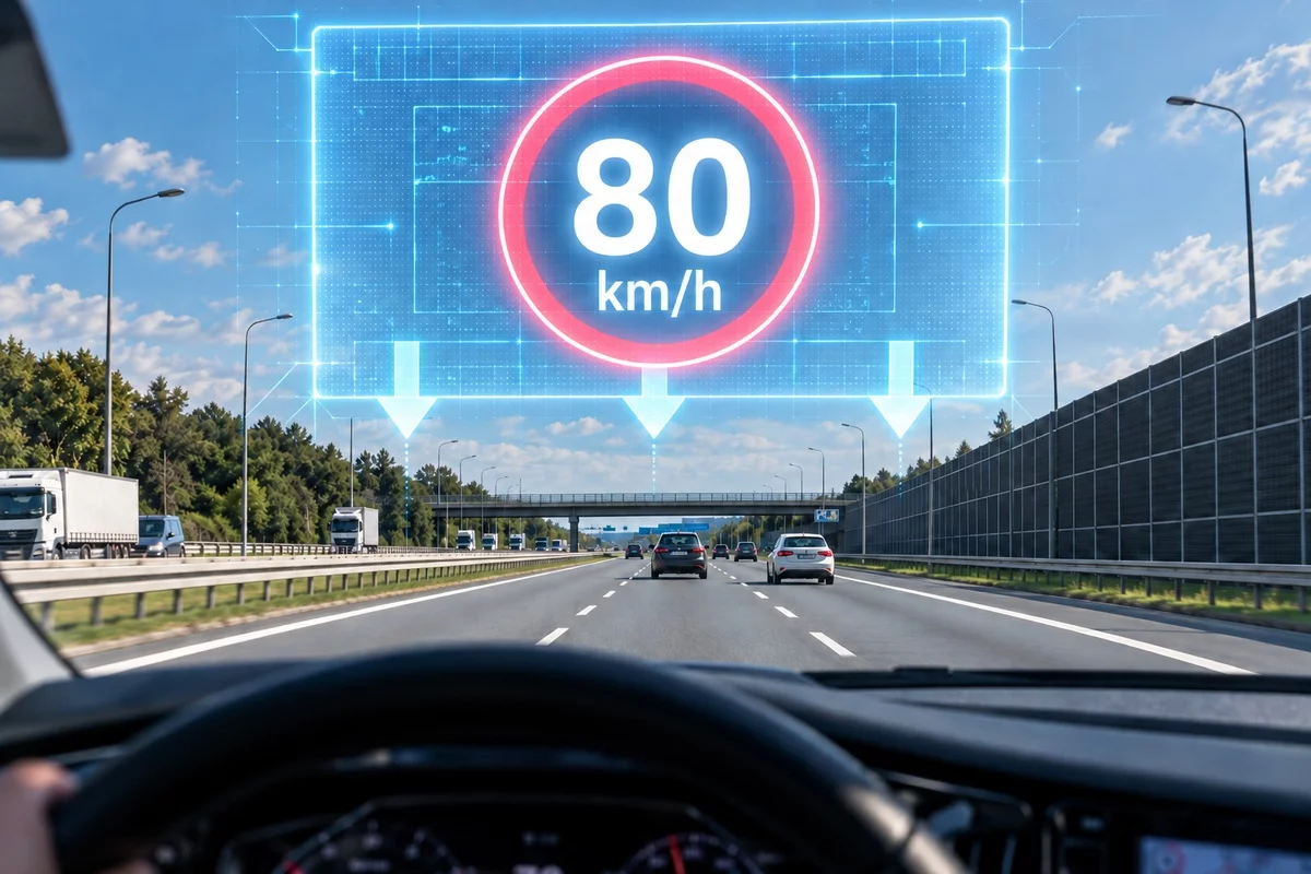 Na A1 będzie odcinek z ograniczeniem do 80 km/h. Wydano komunikat dla kierowców
