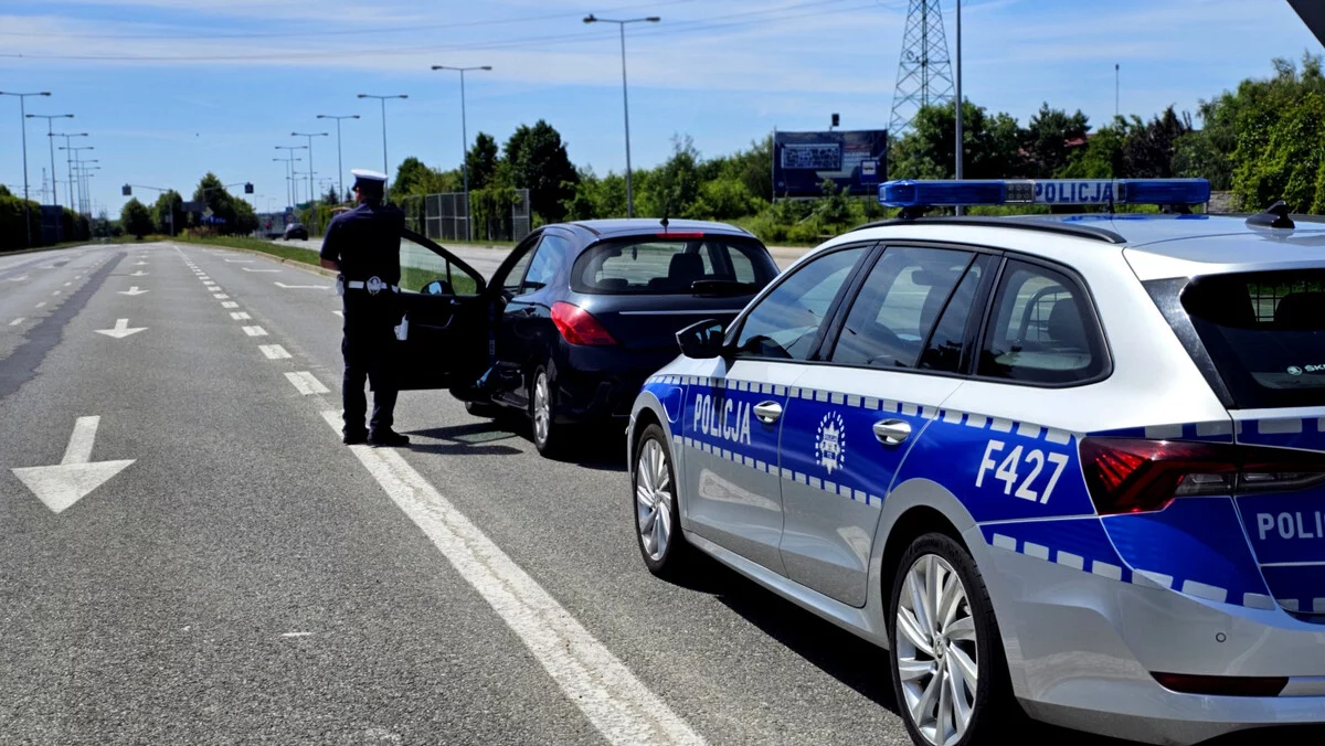 Jechał pod prąd ulicą w Piotrkowie. Mogło dojść do tragedii