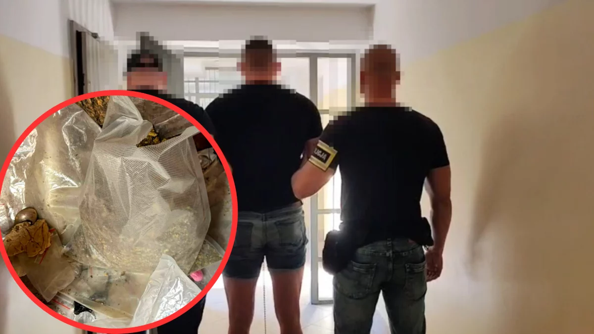 Piotrkowianin chował narkotyki w mieszkaniu i... garażu. Diler zatrzymany, usłyszał zarzuty