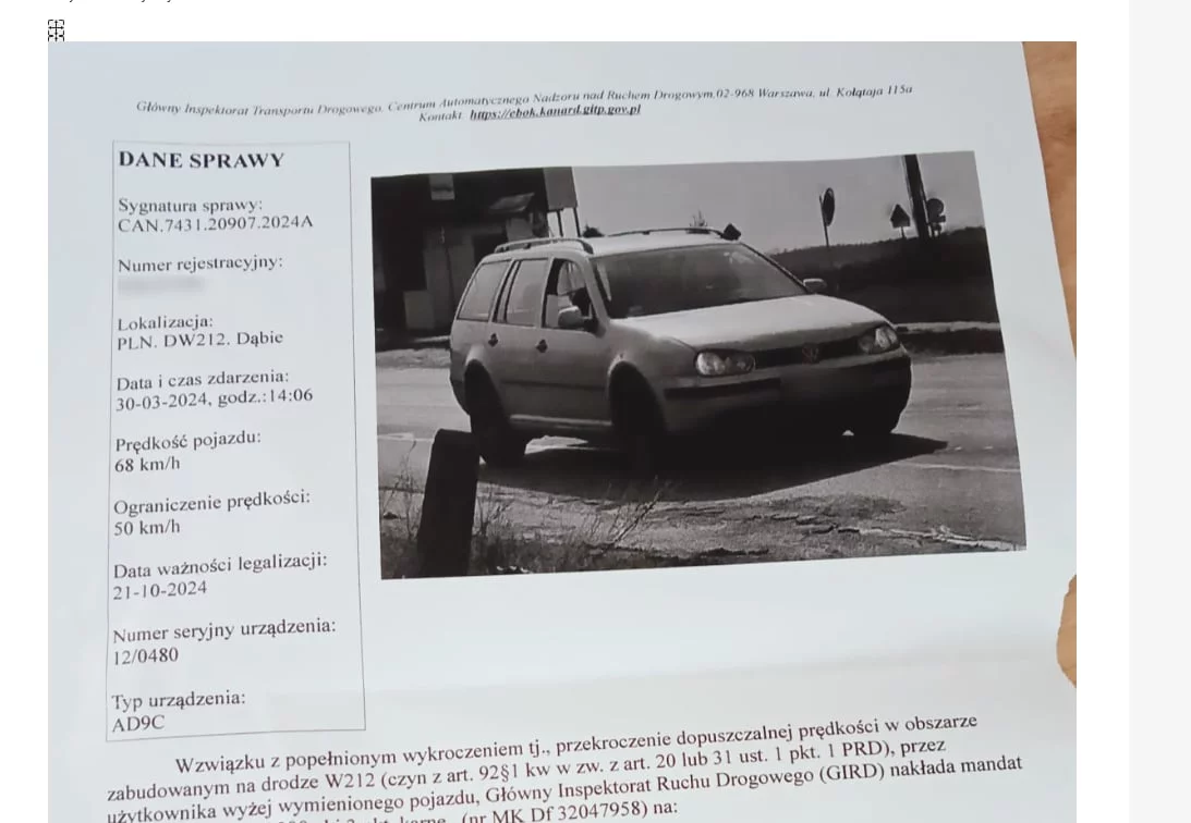 Uwaga kierowcy! Wlepiają fałszywe mandaty. Tak rozpoznasz oszustwo