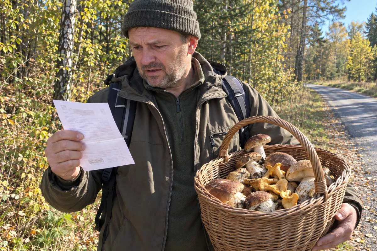 Poszedł na kurki i prawdziwki, wrócił z mandatem. "Nie wiedziałem, iż tak nie wolno"