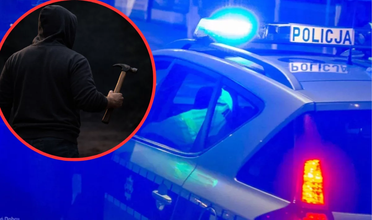 41-latek odpowie za próbę zabójstwa. Swoje ofiary zaatakował... młotkiem