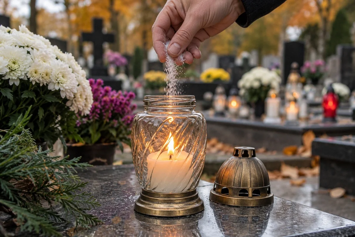 Dosypują do znicza i pali się dwa razy dłużej? Proste metody, które mają sens na Wszystkich Świętych