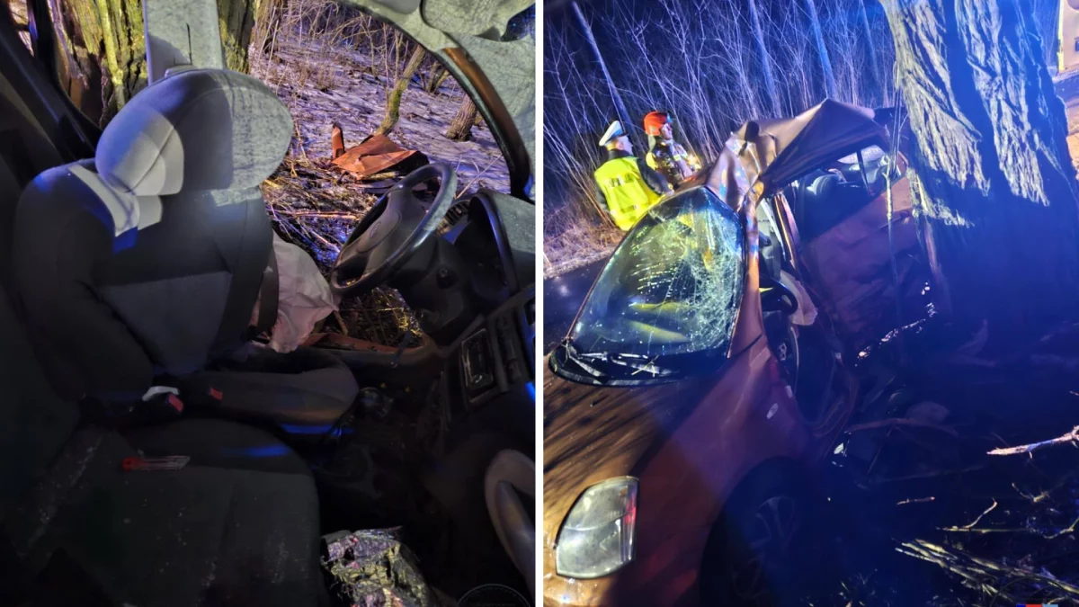 Śmiertelny wypadek pod Piotrkowem. Nie żyje młoda kobieta