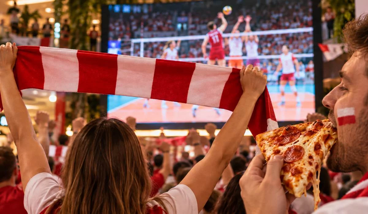 Wielkie emocje i darmowa pizza z Pizza Hut! W galerii zrobili niesamowitą strefę kibica