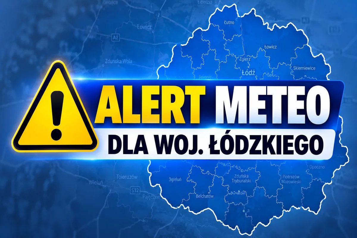 Wydano alert pogodowy dla woj. łódzkiego. Dotyczy też naszego miasta i powiatu