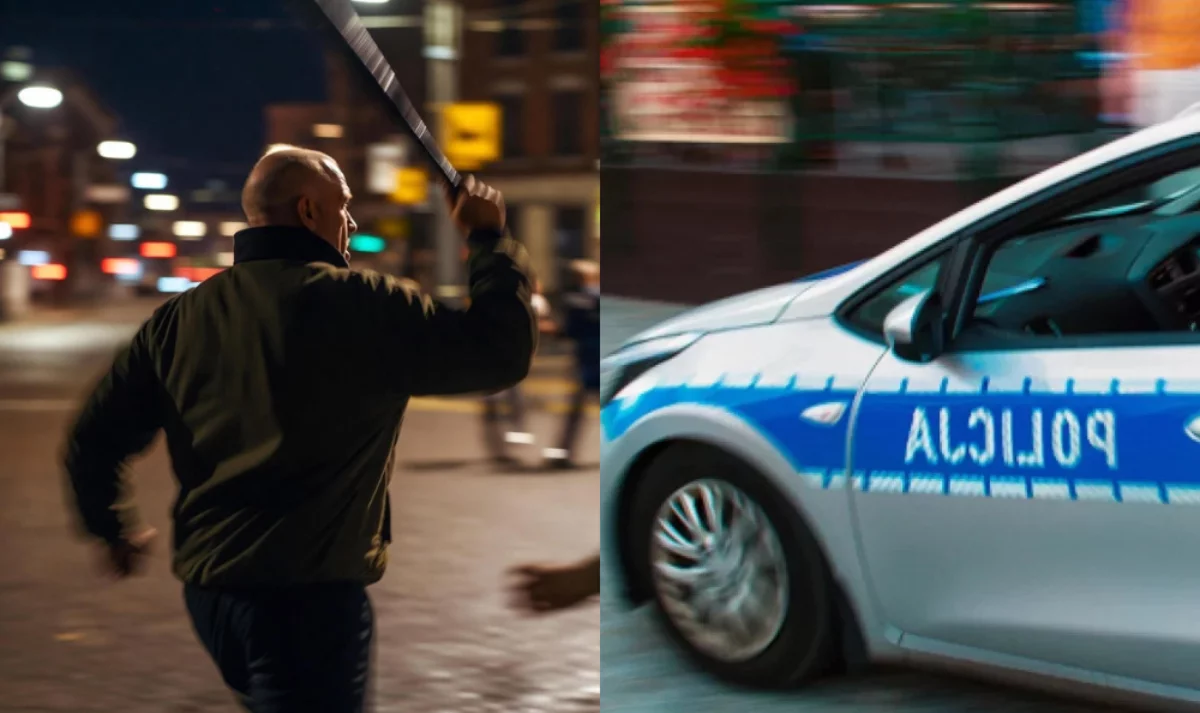 Ukrainiec z narkotykami groził mieszkańcom Piotrkowa z "bejsbolem". Grozi mu deportacja z Polski