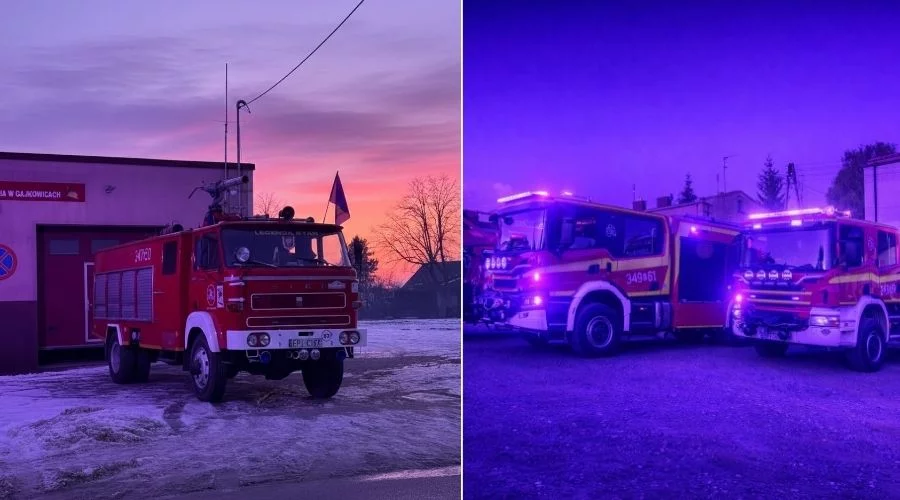 Strażacy z powiatu piotrkowskiego w akcji. Podjęli „fioletowe wyzwanie”