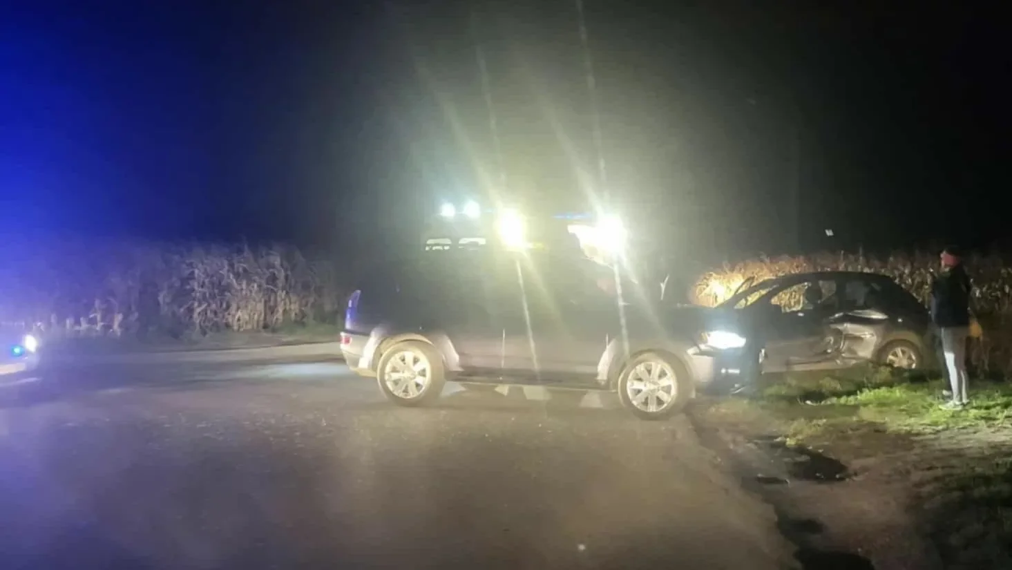 Wypadek niedaleko Piotrkowa. Ranna została jedna osoba