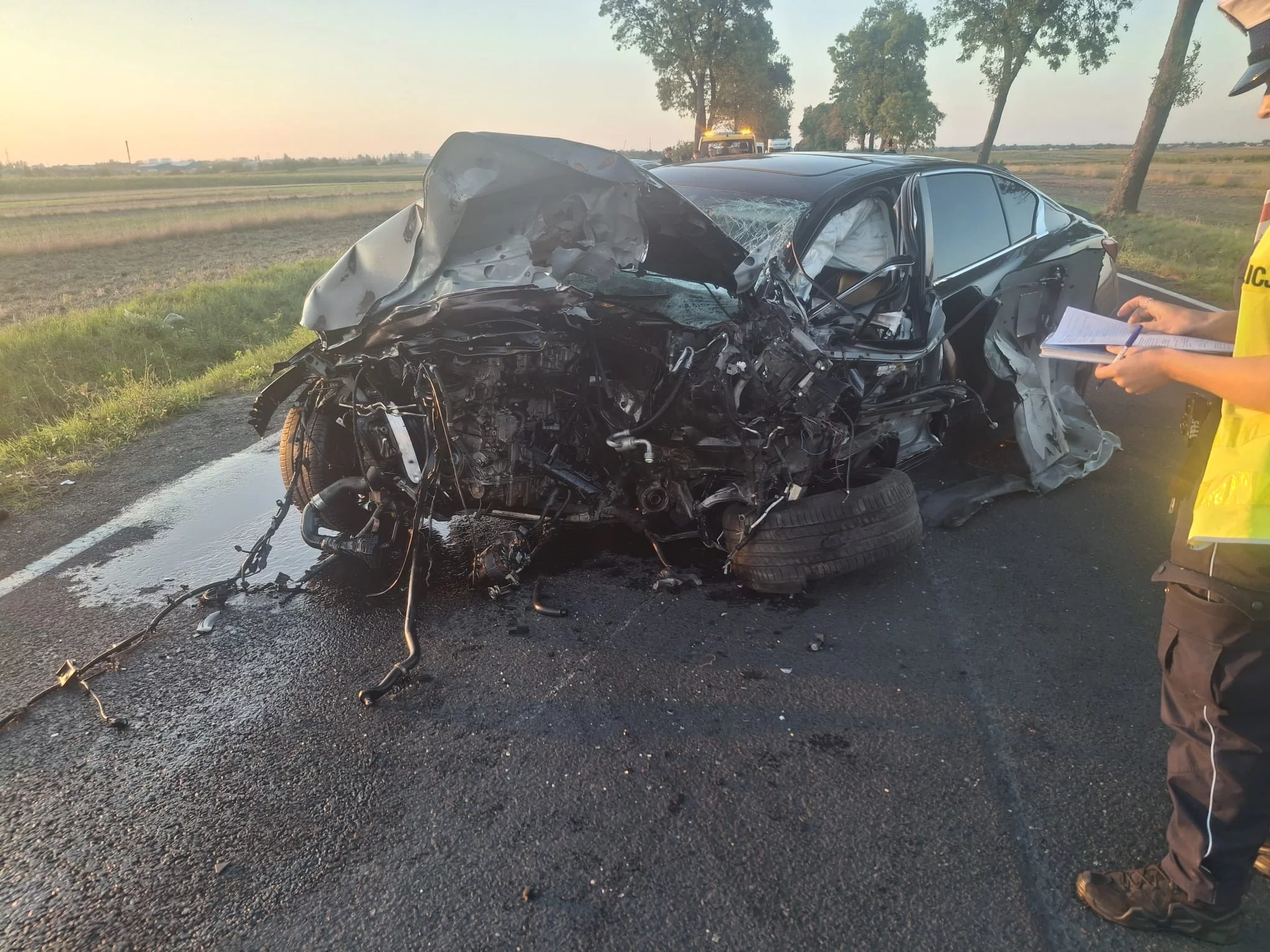 Tragiczny wypadek pod Piotrkowem. Zginęła młoda kobieta