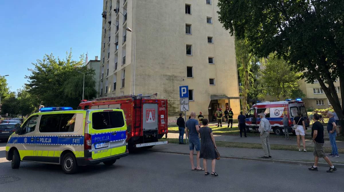 Pilna ewakuacja w Piotrkowie. Było duże ryzyko wybuchu!