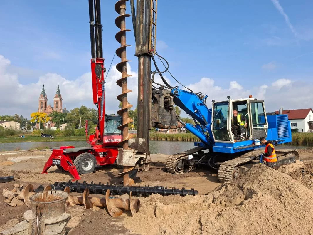Nowe molo w powiecie. Trwa istotny etap prac