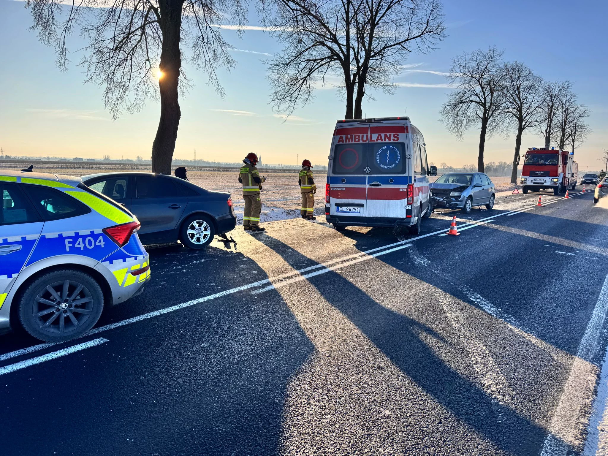 Wypadek pod Piotrkowem. Uwaga kierowcy, są utrudnienia!