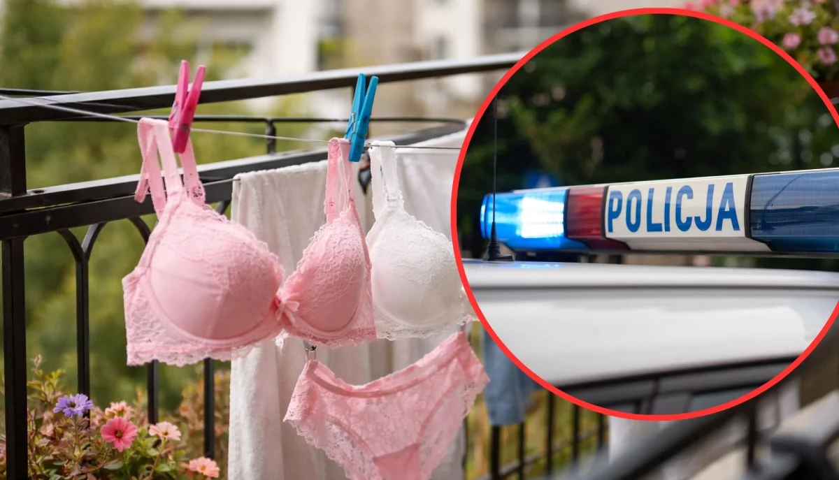 Amator damskiej bielizny złapany na gorącym uczynku w Piotrkowie