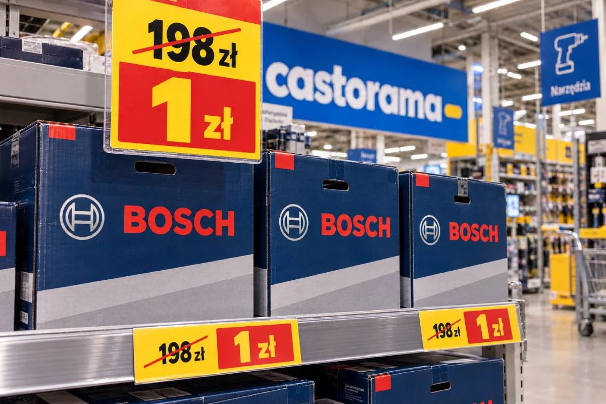 W Castoramie dają Bosch za 1zł! Normalnie to kosztuje 198 zł.