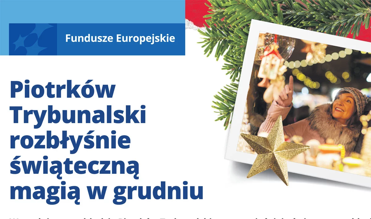 Piotrków Trybunalski rozbłyśnie świąteczną magią. Jarmark Bożonarodzeniowy już 14 grudnia!