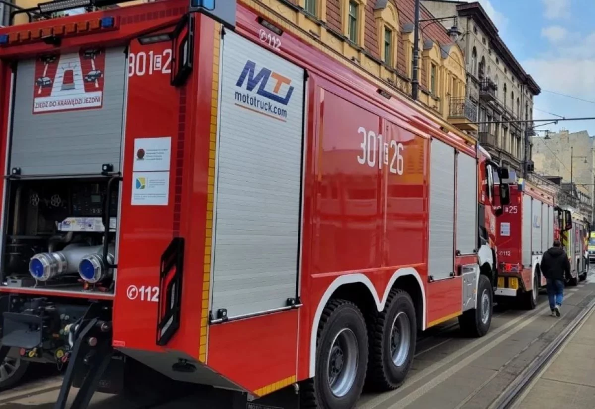 Tragiczny pożar na Bałutach. Nie żyją dwie osoby!
