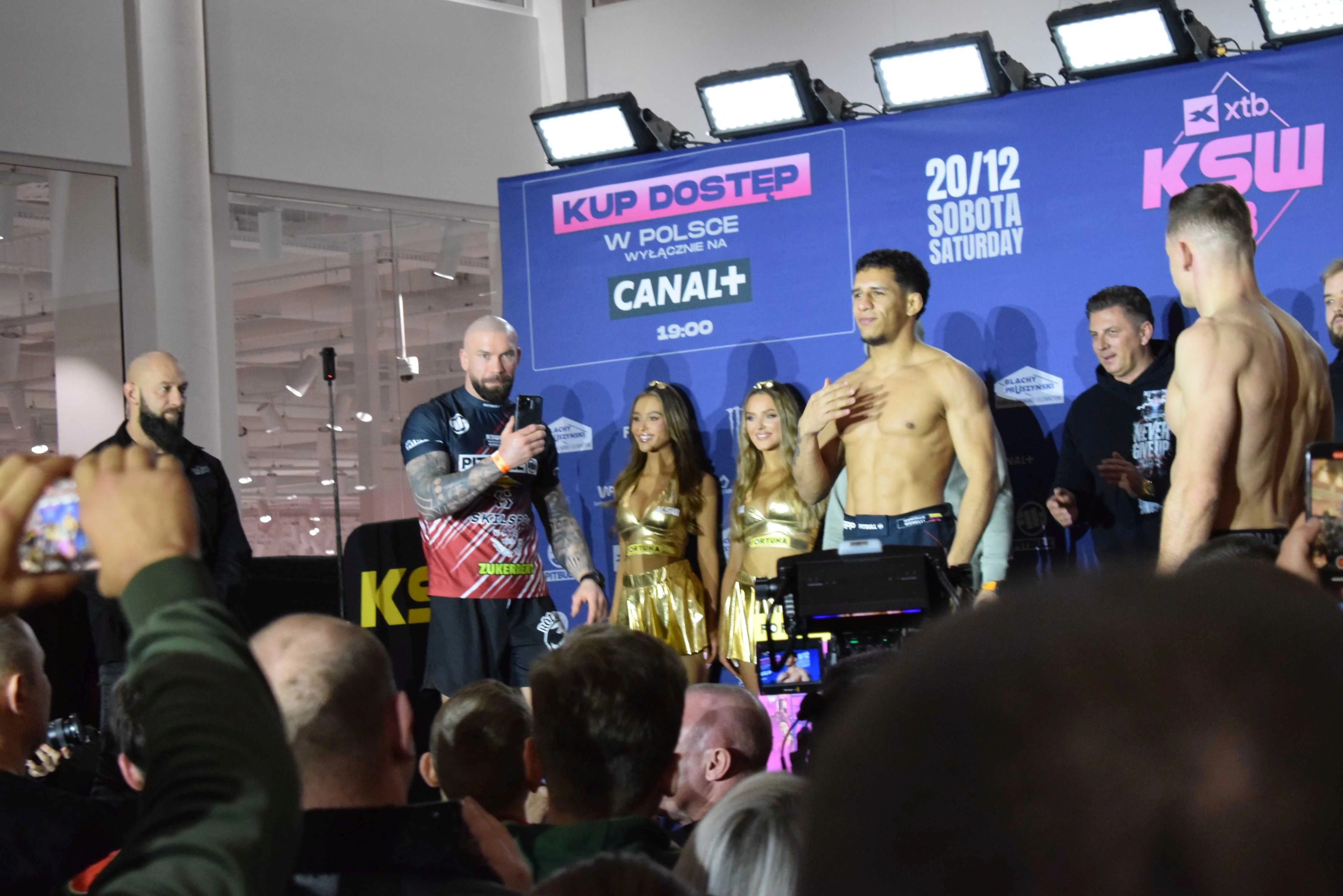 Wielkie emocje przed galą KSW w Łodzi. Kibice skandowali nazwisko łodzianina