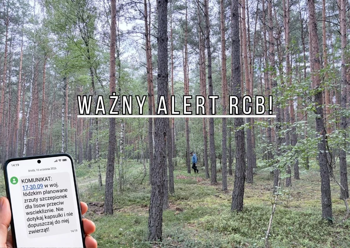 Alert dla mieszkańców woj. łódzkiego. Od jutra ruszają zrzuty z samolotów. Tego lepiej nie dotykać
