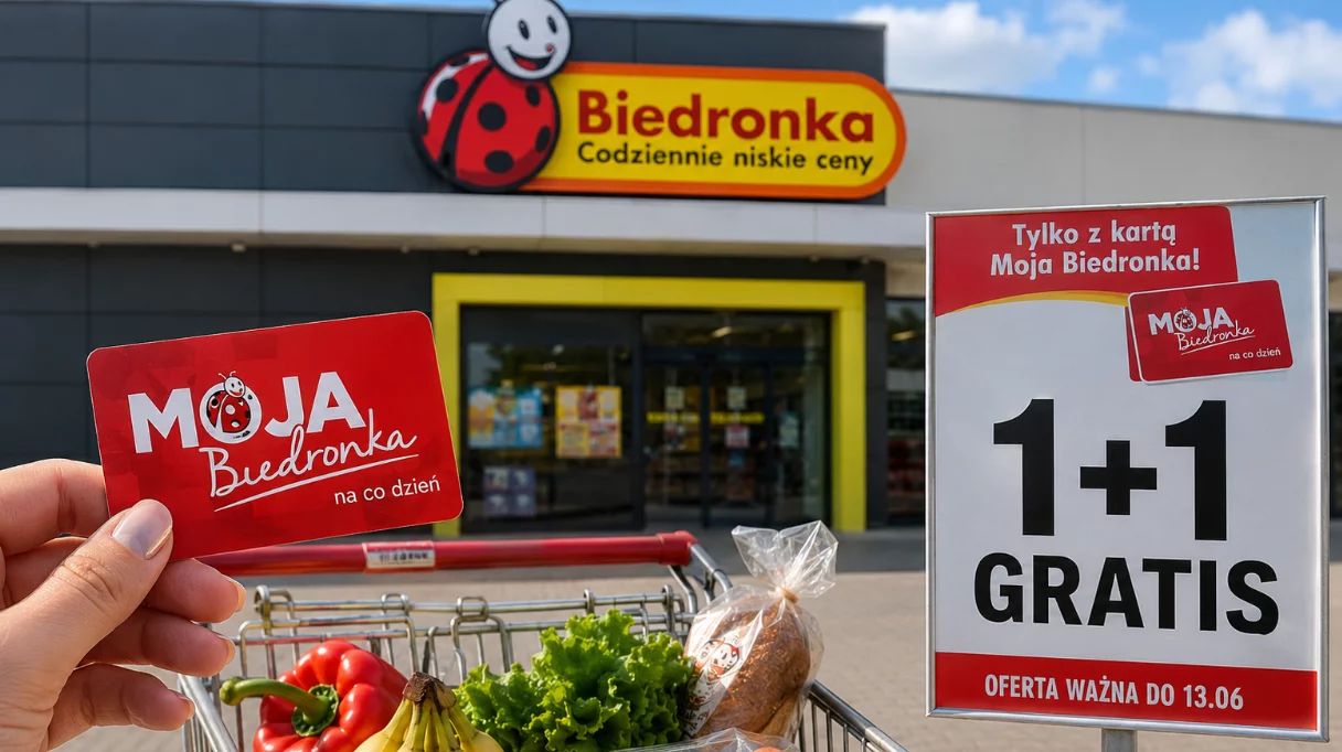 Tylko do soboty. Biedronka rozdaje produkty za darmo, potrzebna jest jedna rzecz