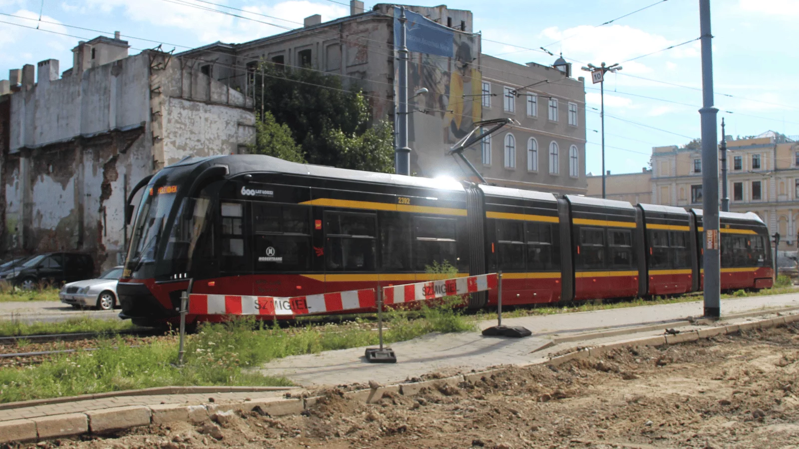 Remont torowiska na ulicy Pabianickiej w Łodzi. Sprawdź, od kiedy tramwaje powrócą na swoje linie