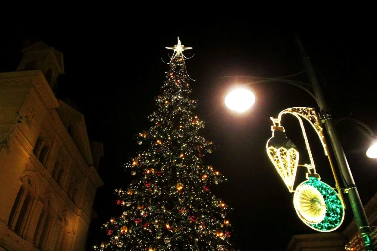 O której w Łodzi rozbłyśnie miejska choinka? Sprawdź, kiedy możesz zaśpiewać „Last Christmas”.