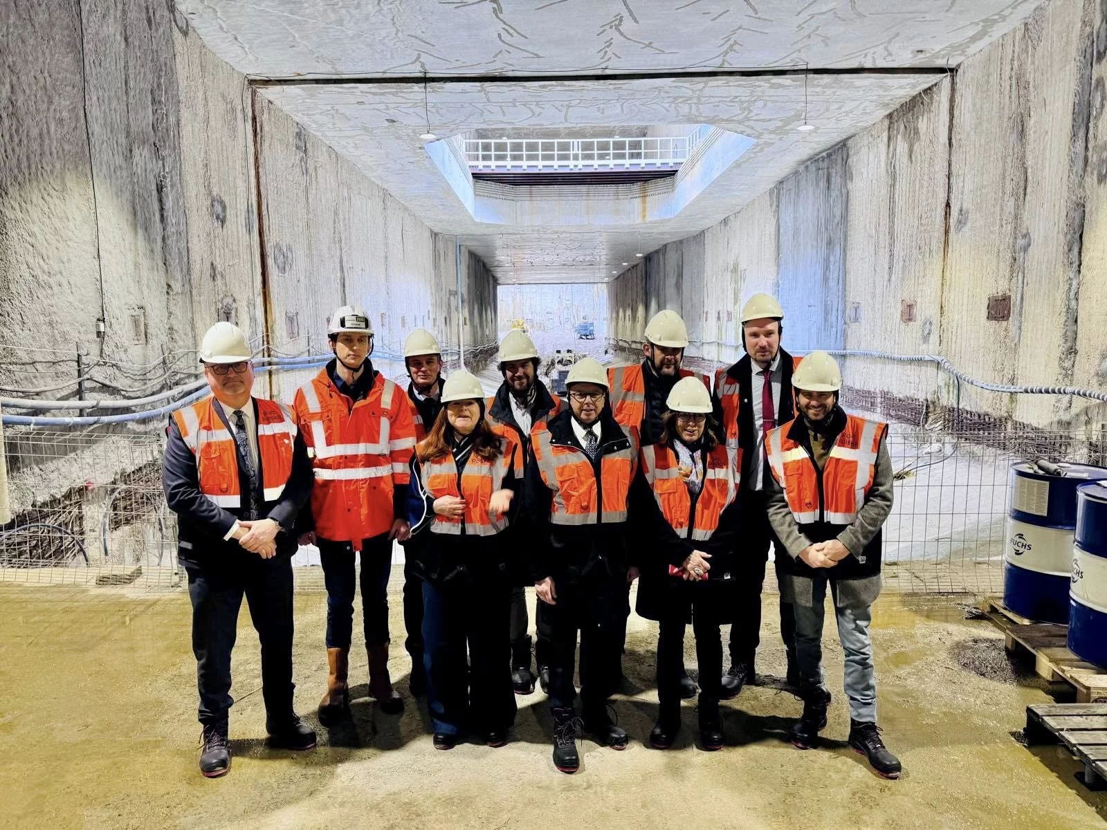 Ważna europejska delegacja z wizytą w Łodzi. Przyglądała się budowie tunelu KDP w Łodzi
