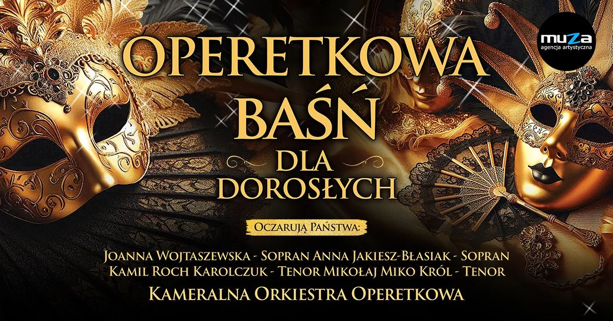 „Operetkowa Baśń Dla Dorosłych” – koncert, który od lat zachwyca publiczność w całej Polsce już 14 grudnia w Łodzi!