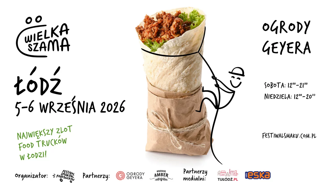 Smakowity weekend pełen food trucków już 5 i 6 września przy Ogrodach Geyera.