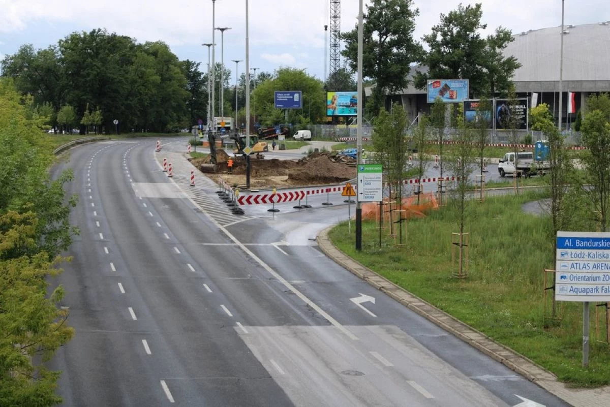 Tunel KDP coraz bliżej Atlas Areny. Od 17 sierpnia zmiany na al. Bandurskiego