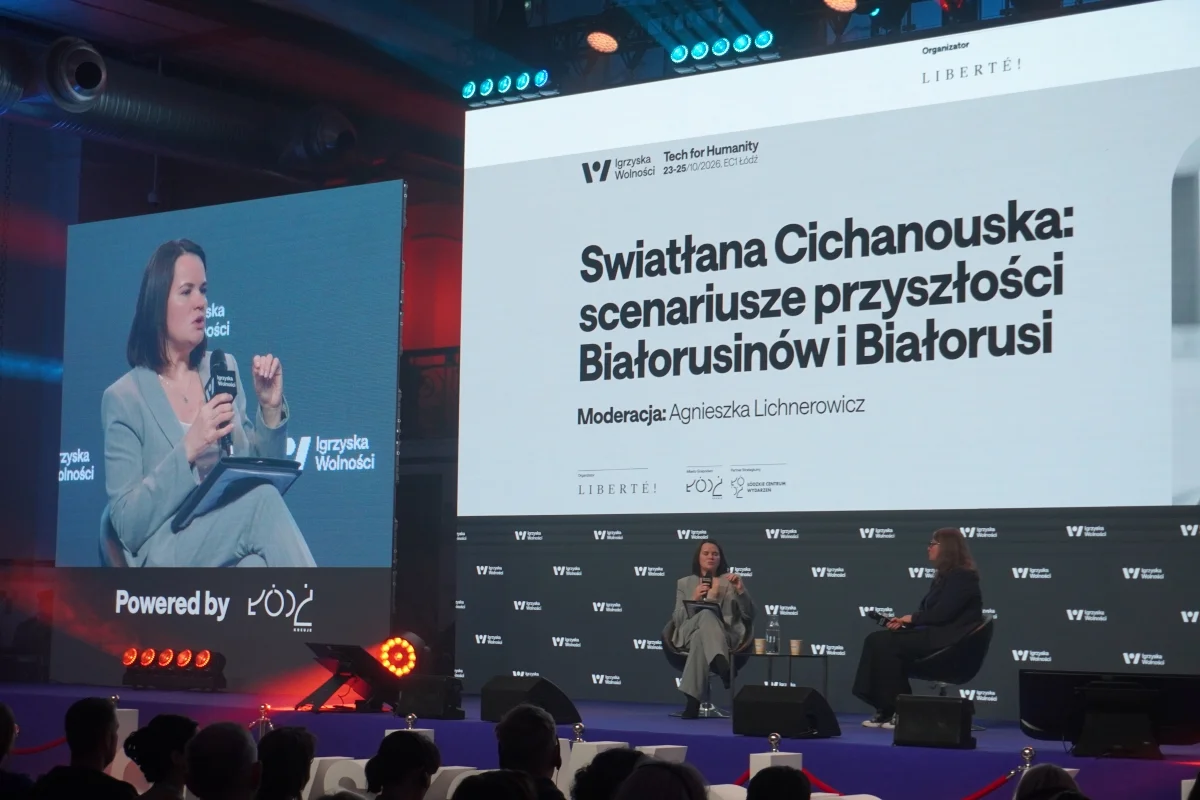 Liderka białoruskiej opozycji na Igrzyskach Wolności: „Dyktatorzy rozumieją tylko język siły” [FOTO]