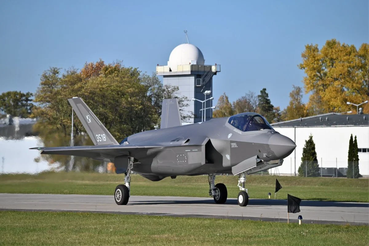 Kolejny Husarz wylądował w woj. łódzkim. To już dziesiąty F-35
