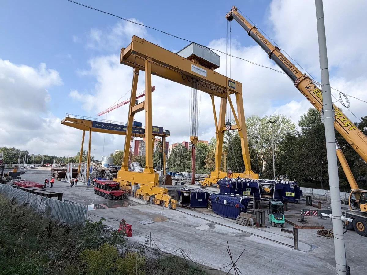 Gigant z USA jest już w Łodzi. Wydrążył tunel pod wodą, teraz zejdzie 10 pięter pod miasto
