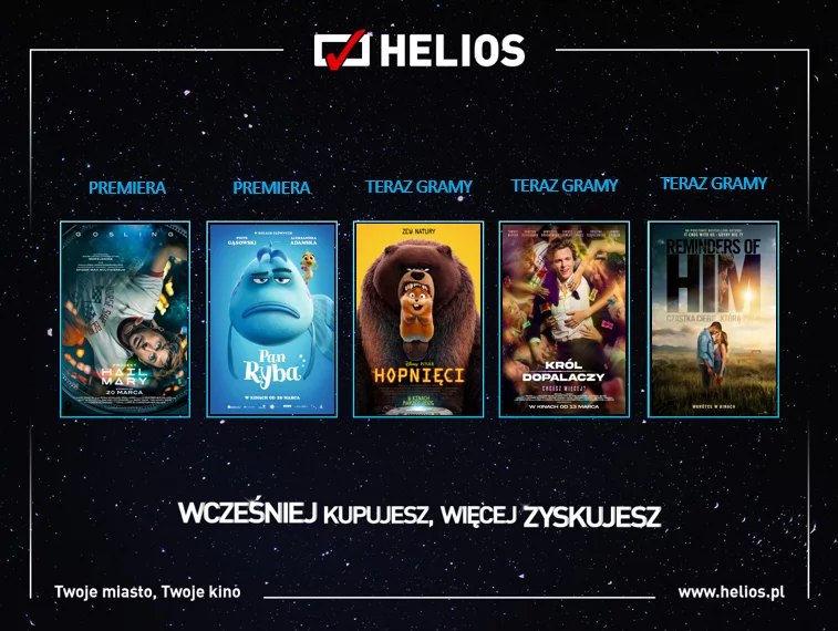 Filmowa wiosna w kinach Helios