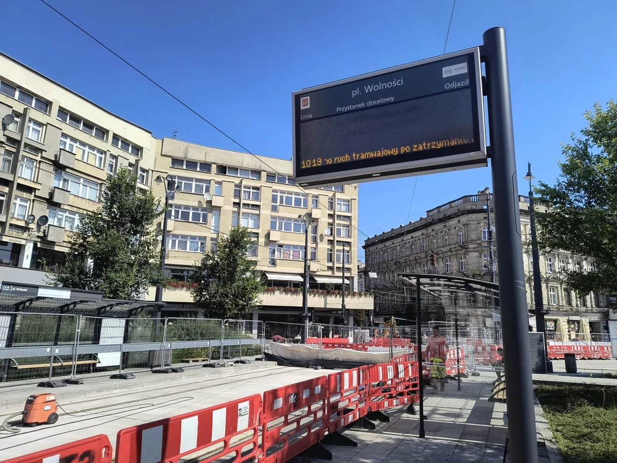 Kiedy wrócą tramwaje na plac Wolności? Znamy postęp prac [FOTO]
