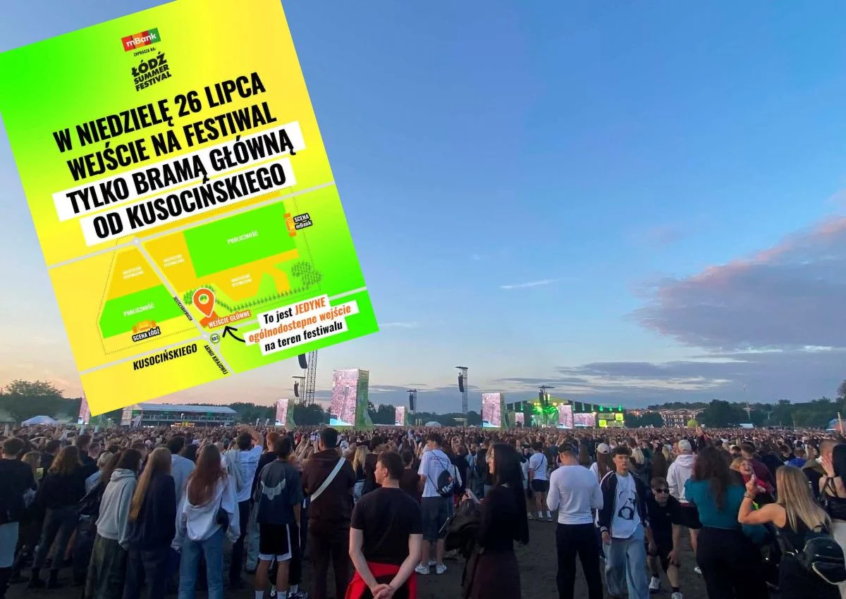 Pilny komunikat przed finałem Łódź Summer Festival. Miasto zmienia zasady wejścia